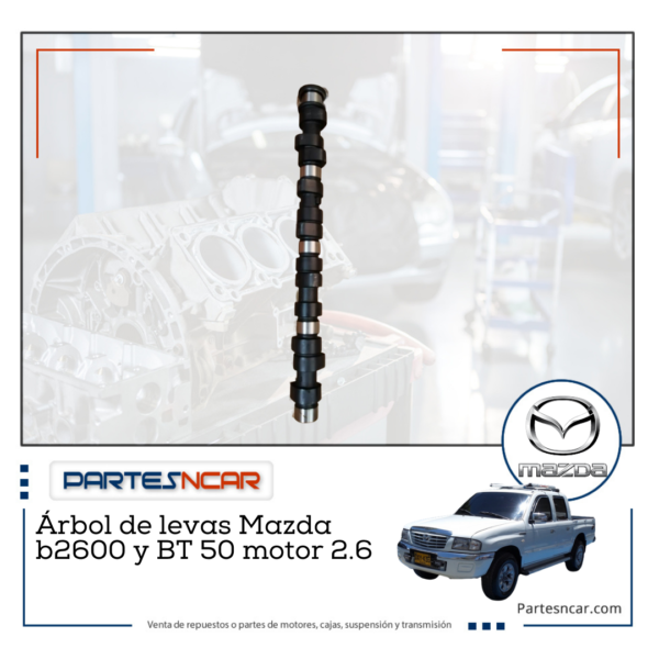 Arbol de levas Mazda b2600 y BT 50 motor 2.6.png