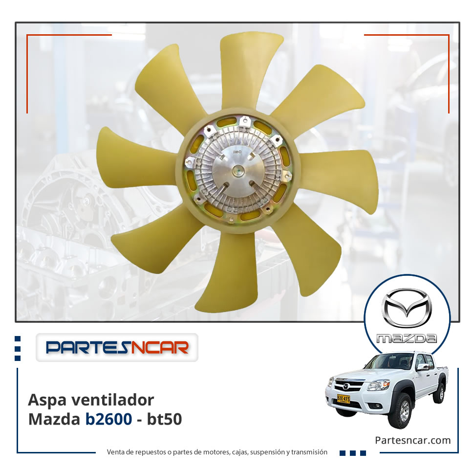Aspa ventilador mazda b2600 – bt50