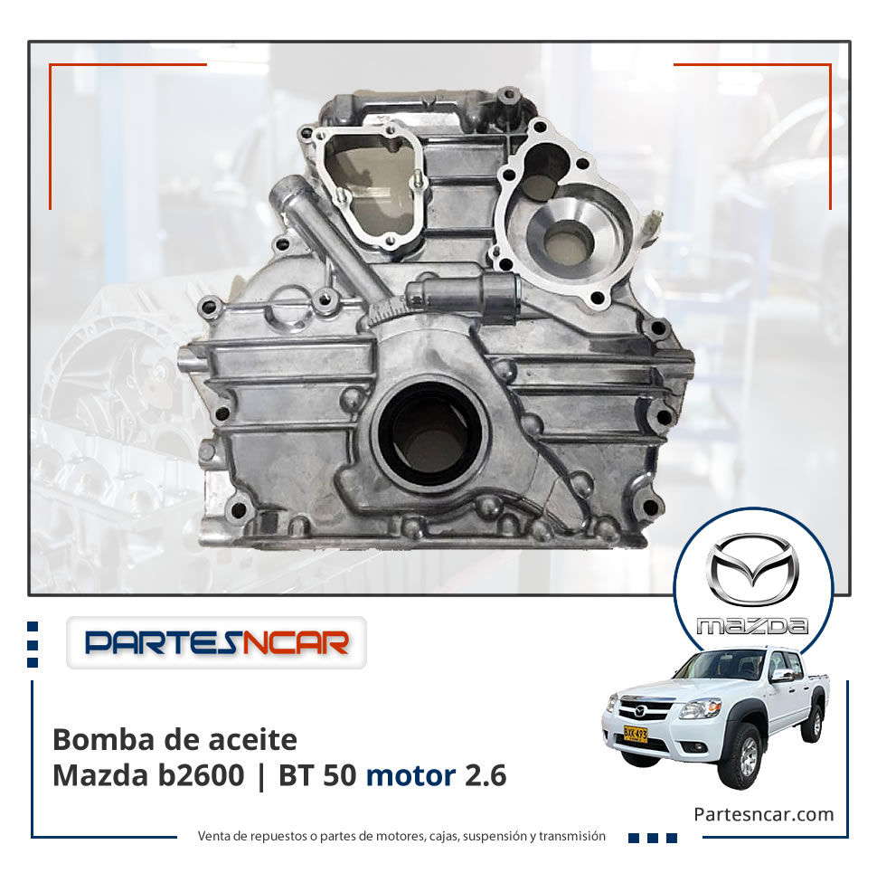 Bomba de aceite Mazda b2600 y BT 50 motor 2.6