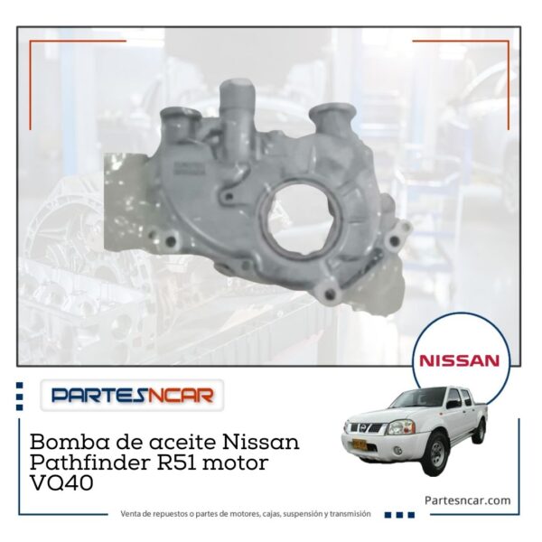 Bomba de aceite Nissan Pathfinder R51 motor VQ40