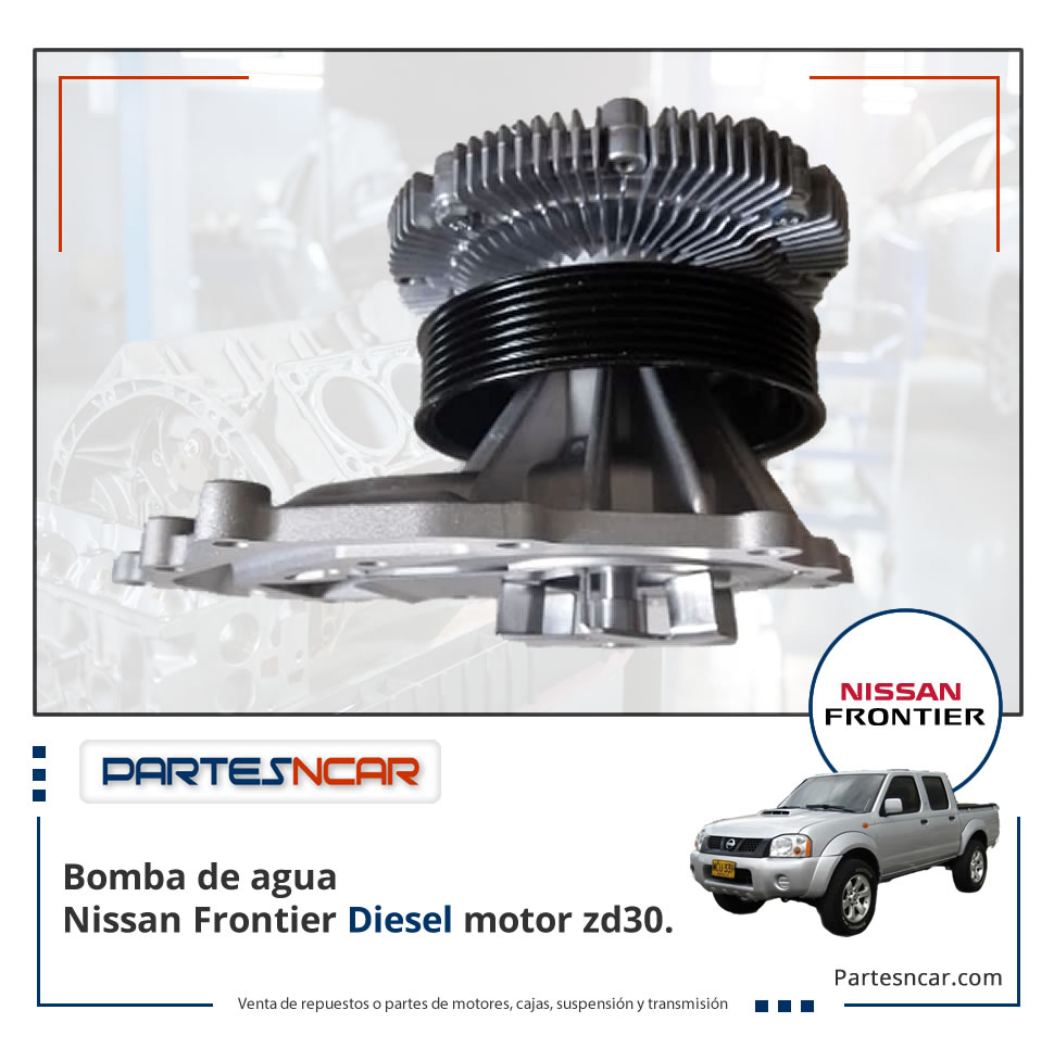 Bomba de agua Nissan frontier Diesel motor zd30