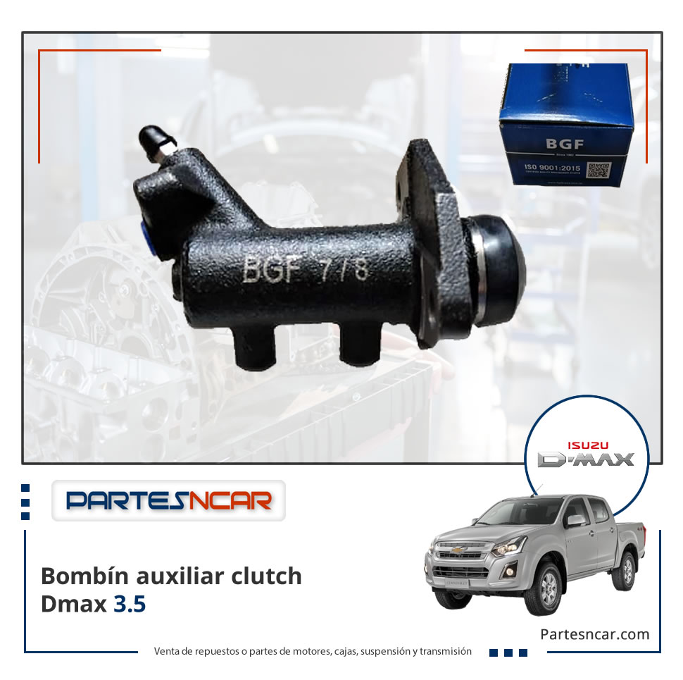 Bombín auxiliar clutch dmax 3.5