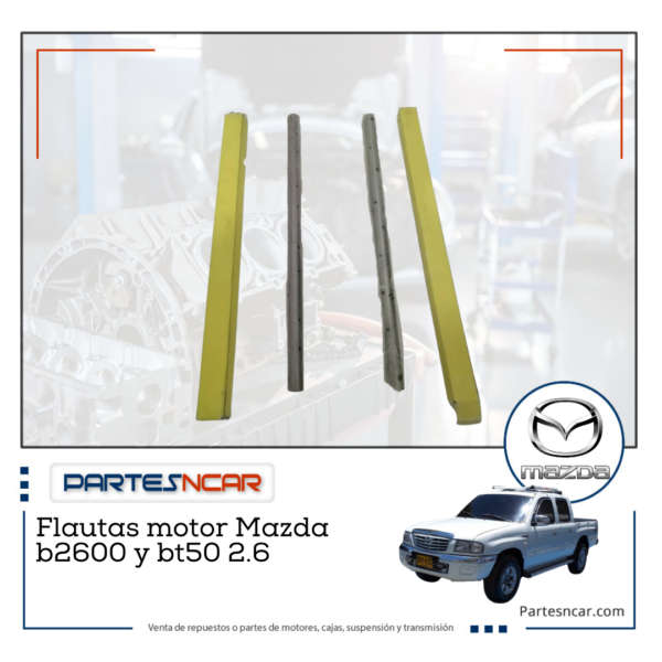 Flautas motor Mazda b 2600 y bt50 2.6.
