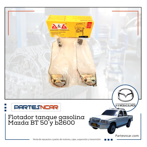 Flotador tanque gasolina Mazda BT 50 y b2600.
