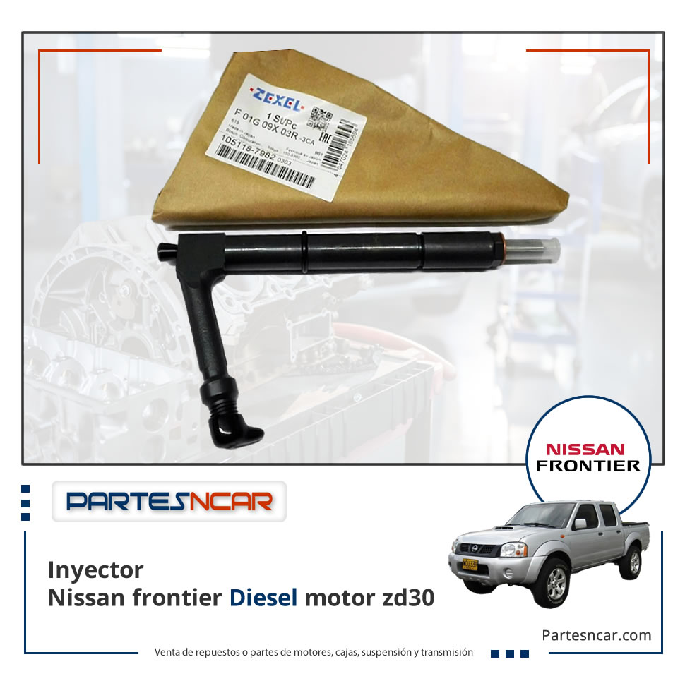 Inyector Nissan frontier Diesel motor zd30