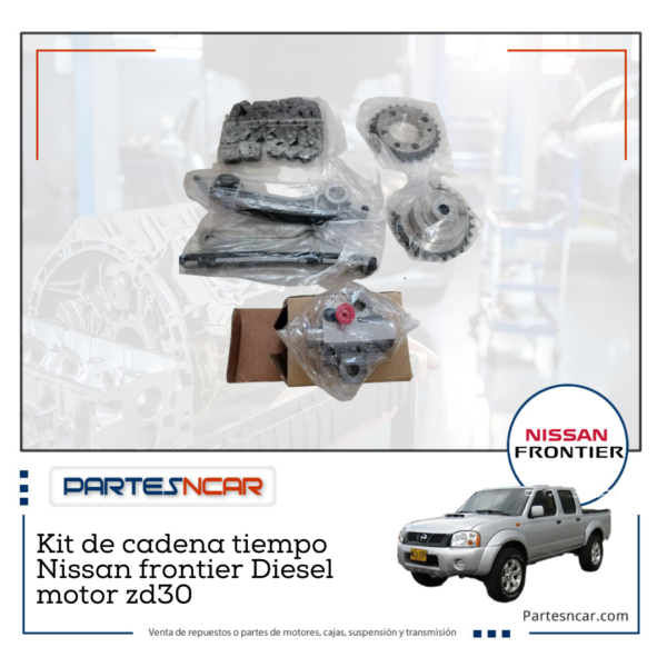 Kit de cadena tiempo Nissan frontier Diesel motor zd30