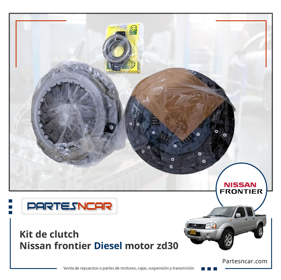 Kit de clutch Nissan frontier Diesel motor zd30