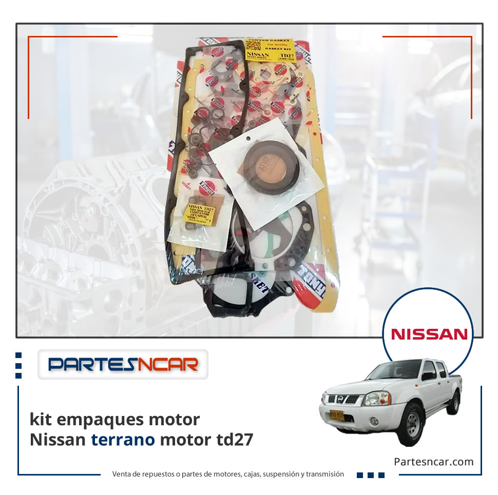kit empaques motor nissan terrano motor td27