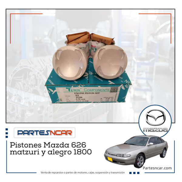 Pistones Mazda 626 matzuri y alegro 1800