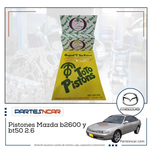 Pistones Mazda b2600 y bt50 2.6