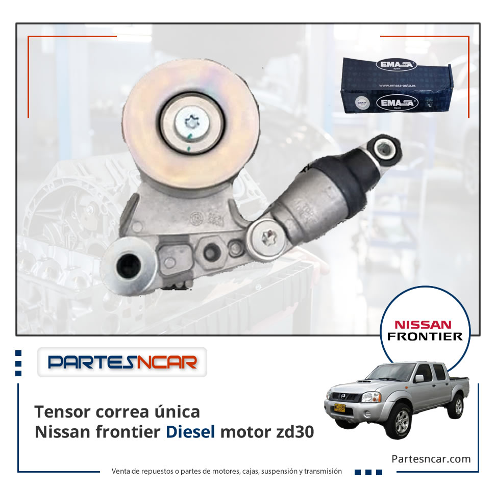 Tensor correa única Nissan frontier Diesel motor zd30